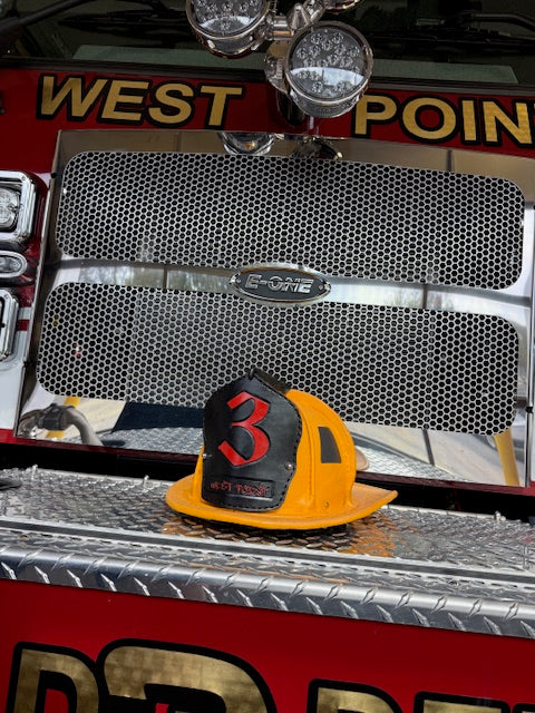 Custom leather helmet shield